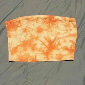 Arizona Jean Co Tie Dye Cropped Tube Top